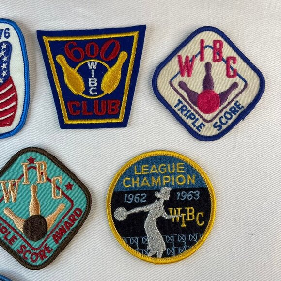 Vintage 1960s to 1980s Lot 9 American Bowling Congress Patches - Picture 3 of 4